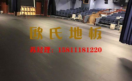 舞臺地板安裝_運動木地板安裝，地面需要平整